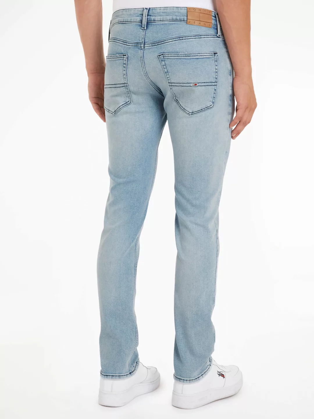 Tommy Jeans Slim-fit-Jeans SCANTON SLIM mit Abrieb- und Destroyeddetails günstig online kaufen