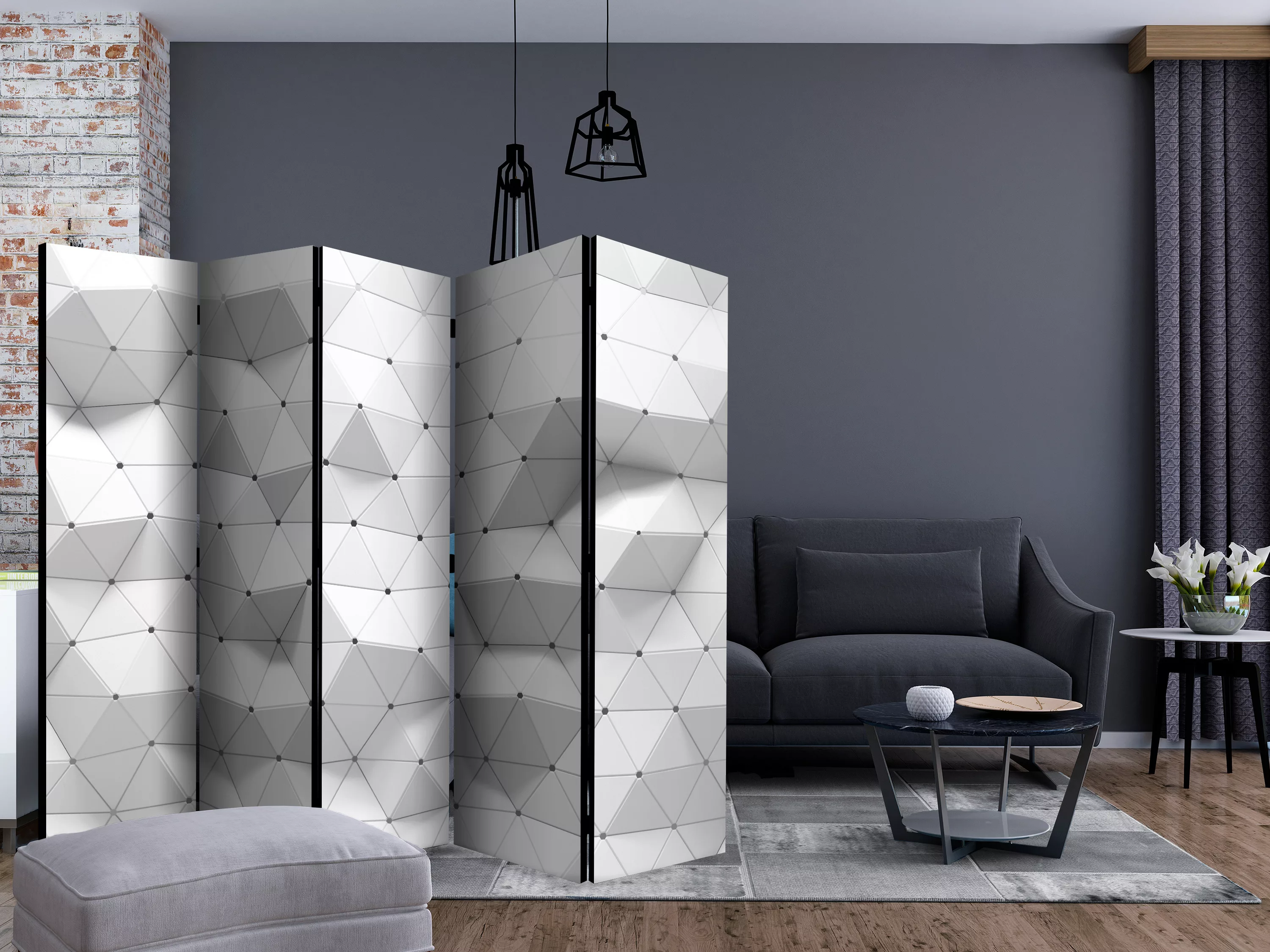 5-teiliges Paravent - Amazing Symmetry  Ii [room Dividers] günstig online kaufen