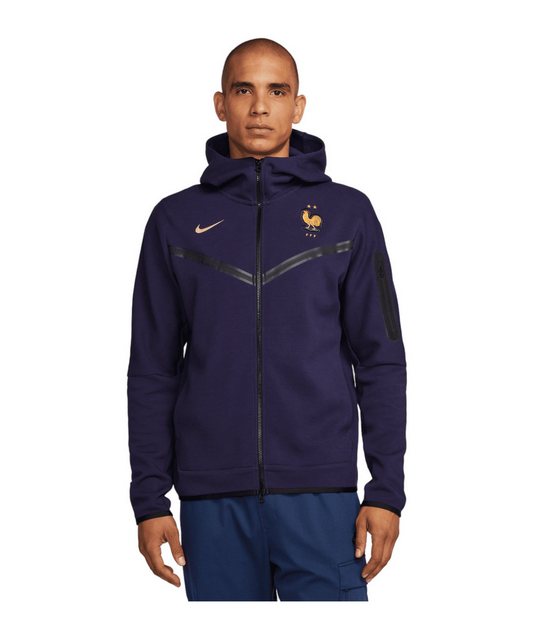 Nike Sweatshirt Frankreich Tech Fleece Kapuzenjacke EM 2024 günstig online kaufen