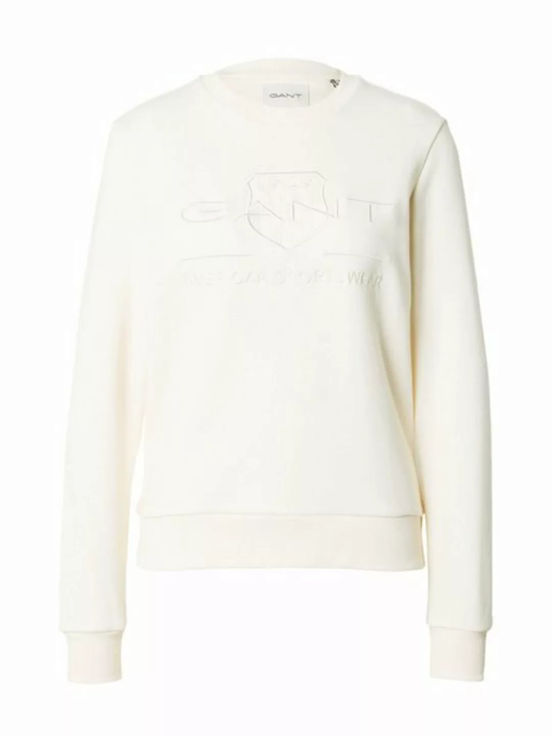 Gant Sweatshirt REG TONAL SHIELD C-NECK SWEAT mit glänzendem Archive Shield günstig online kaufen
