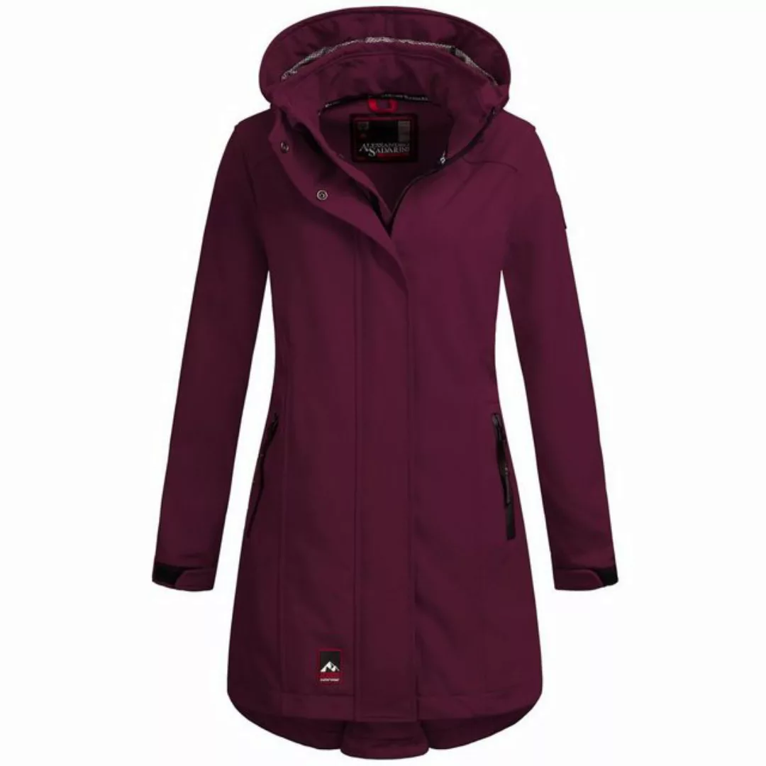 Alessandro Salvarini Softshelljacke ASAngelina lang mit abnehmbarer Kapuze günstig online kaufen