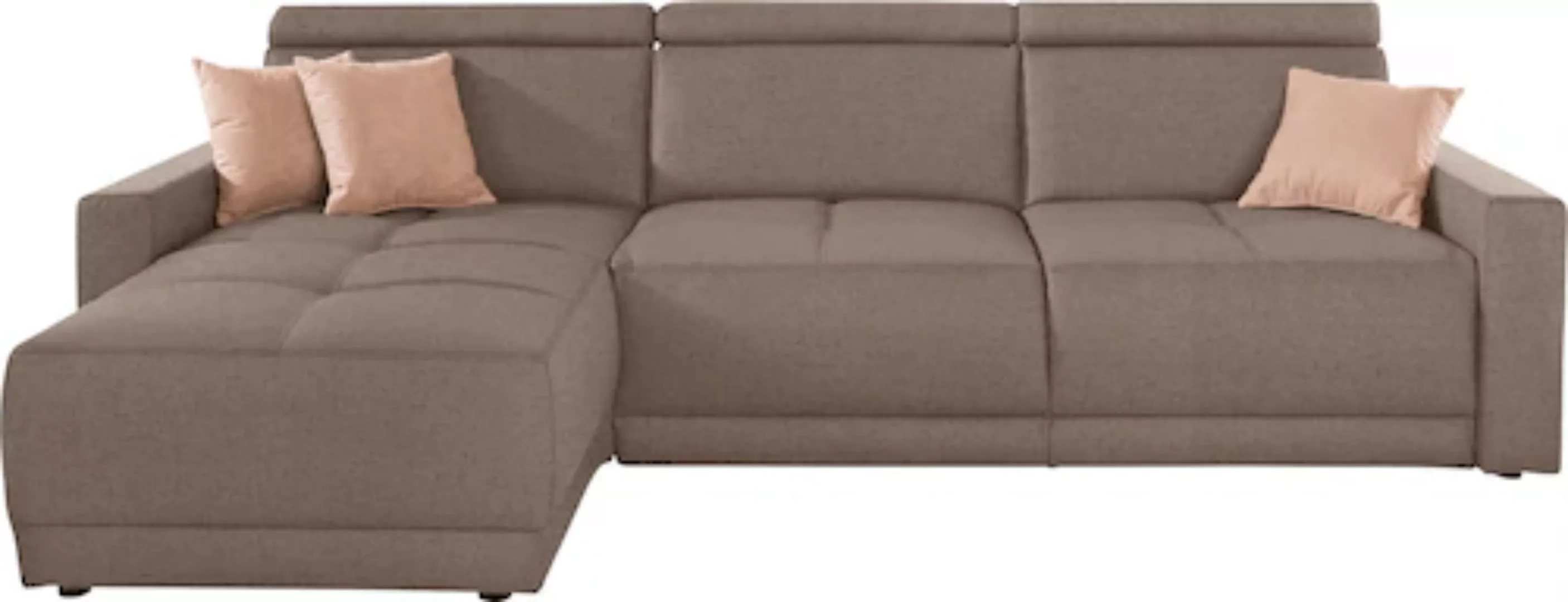 DOMO collection Ecksofa "Ava L-Form", mit Recamiere, Federkern wahlweise mi günstig online kaufen