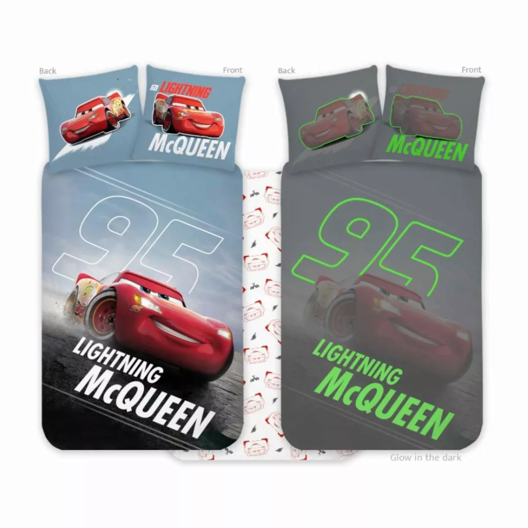 Disney Cars Babybettwäsche Cars Babybettwäsche Glow günstig online kaufen