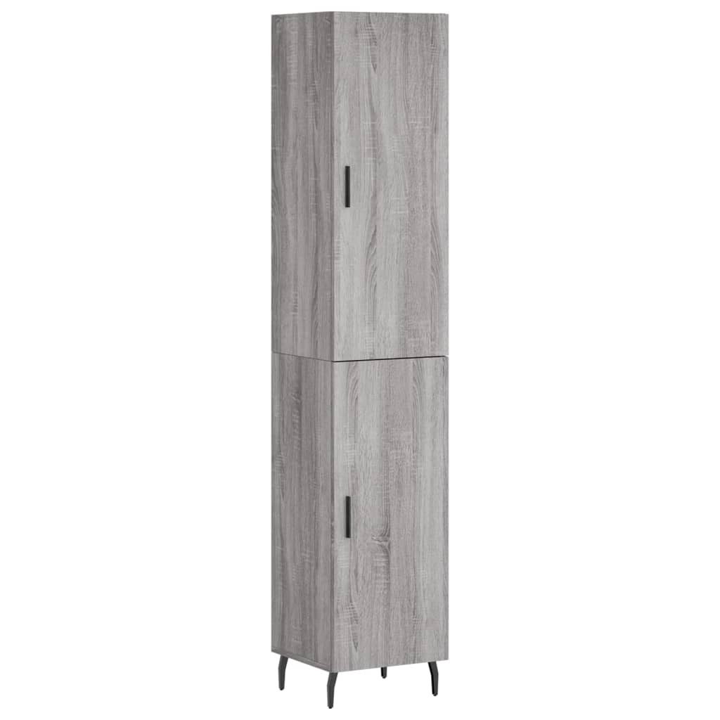 vidaXL Highboard Highboard Grau Sonoma 34,5x34x180 günstig online kaufen