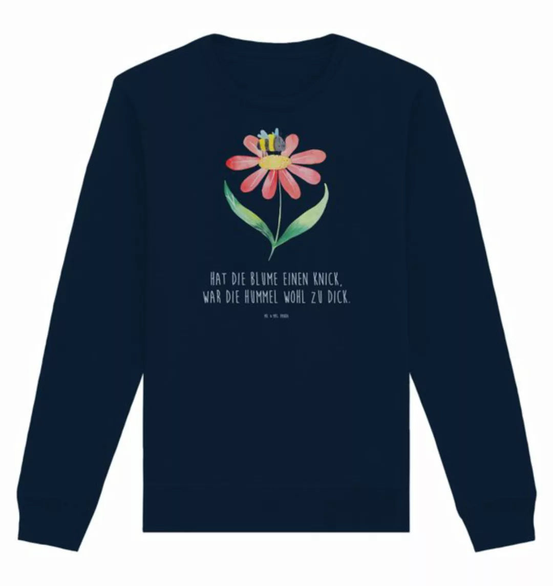 Mr. & Mrs. Panda Longpullover Größe S Hummel Blume - French Navy - Geschenk günstig online kaufen