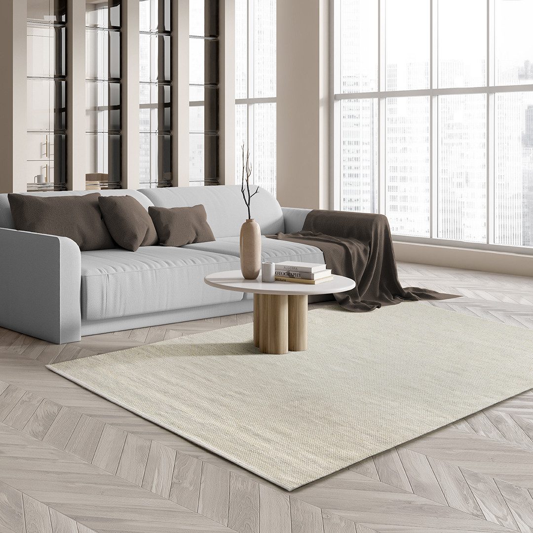 the carpet Teppich »Boho Nature Wool«, rechteckig, Natur Wool Handgewebter günstig online kaufen
