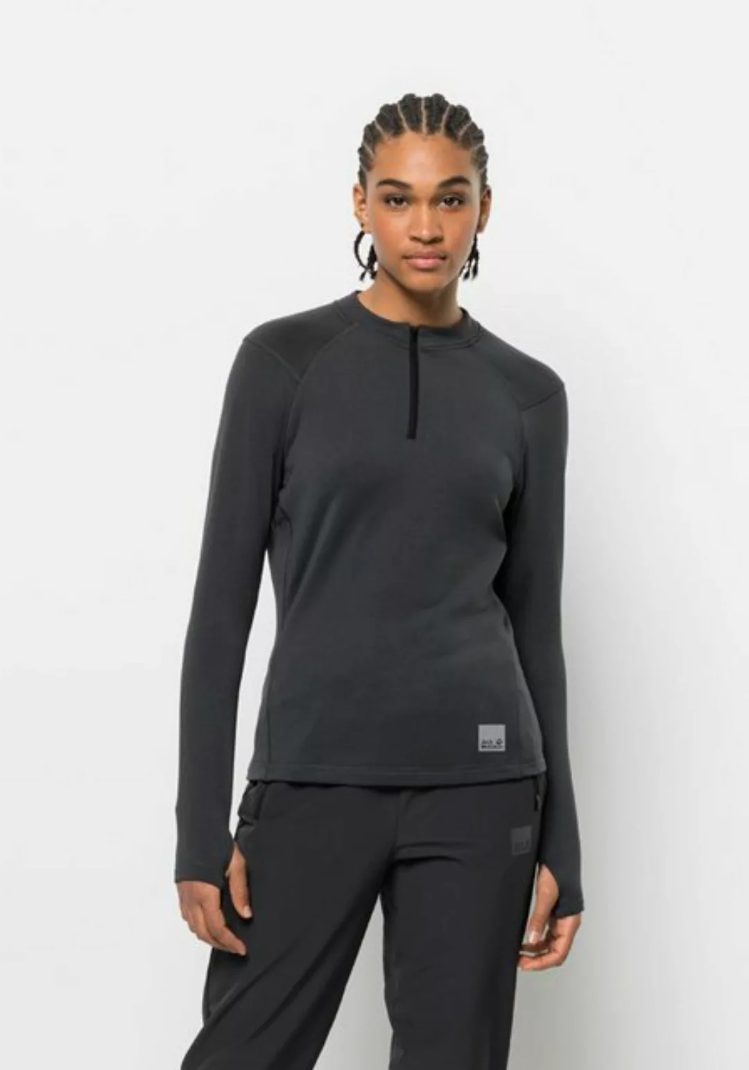 Jack Wolfskin Stehkragenpullover "BIKE COMMUTE HALFZIP W" günstig online kaufen