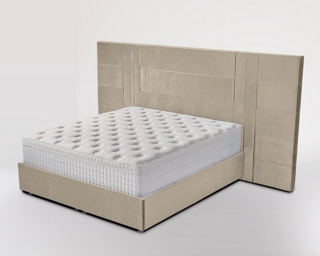 WohnenRoyal Boxspringbett Boxspringbett Luciana Premium - Velourstoff 140 x günstig online kaufen