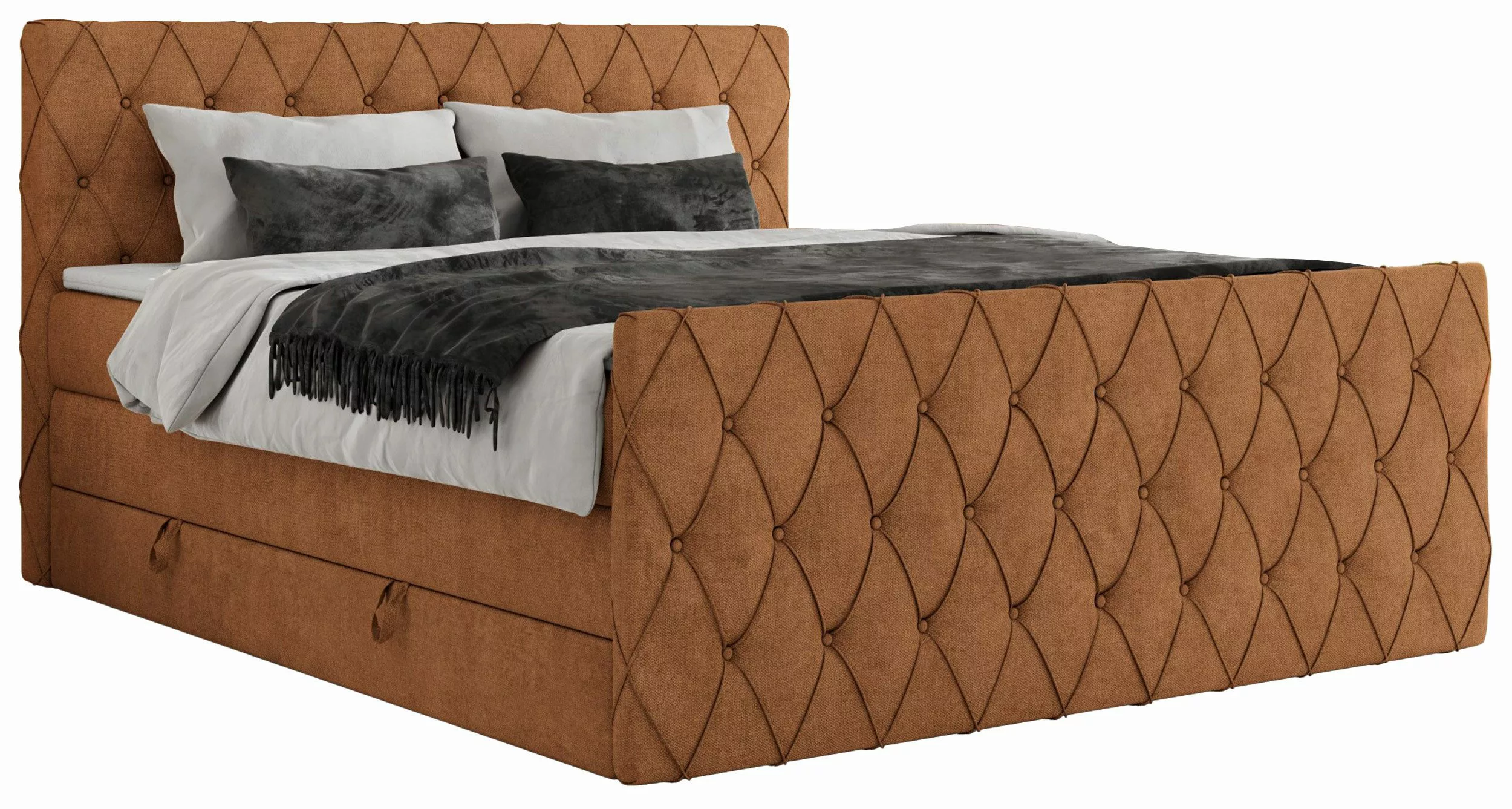 MKS MÖBEL Boxspringbett MIREN KING DUO günstig online kaufen