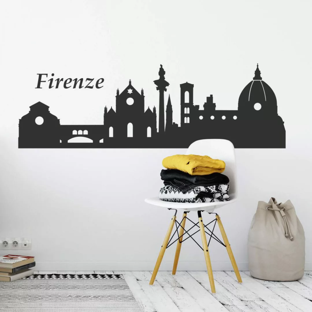 Wall-Art Wandtattoo »XXL Stadt Skyline Firenze 120cm«, (1 St.), selbstklebe günstig online kaufen