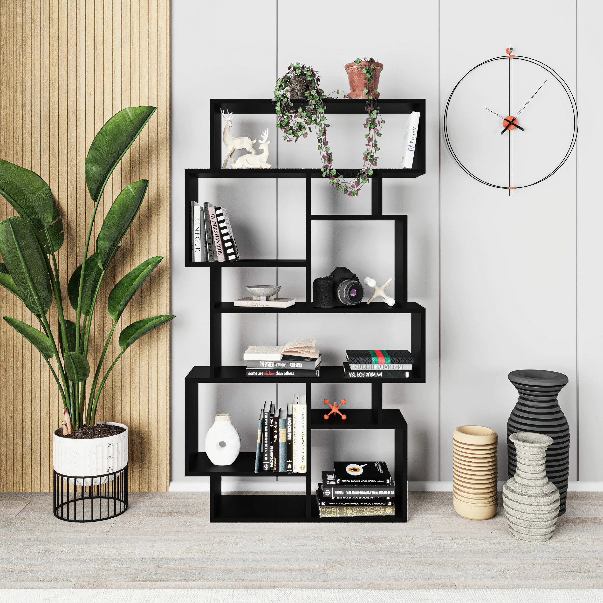 Decortie Bücherregal Karmato, Modernes Bücherregal Display günstig online kaufen