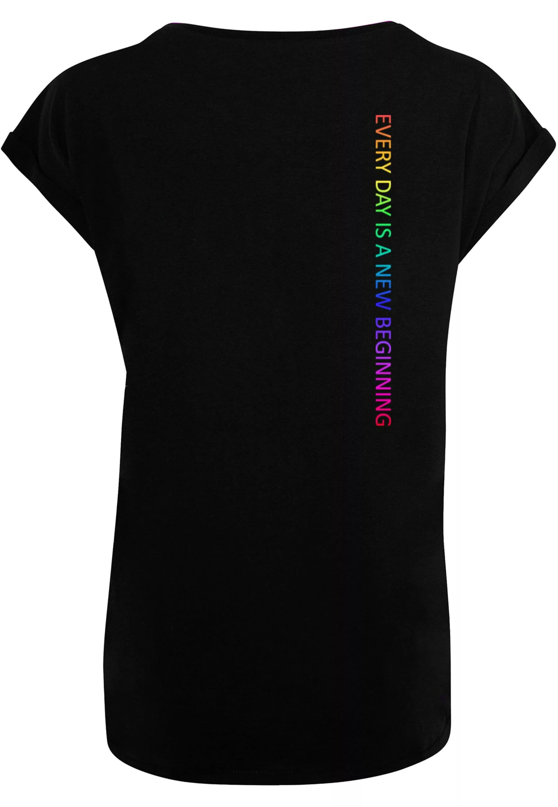 Merchcode T-Shirt "Merchcode Damen Ladies Hope Rainbow Extended Shoulder Te günstig online kaufen