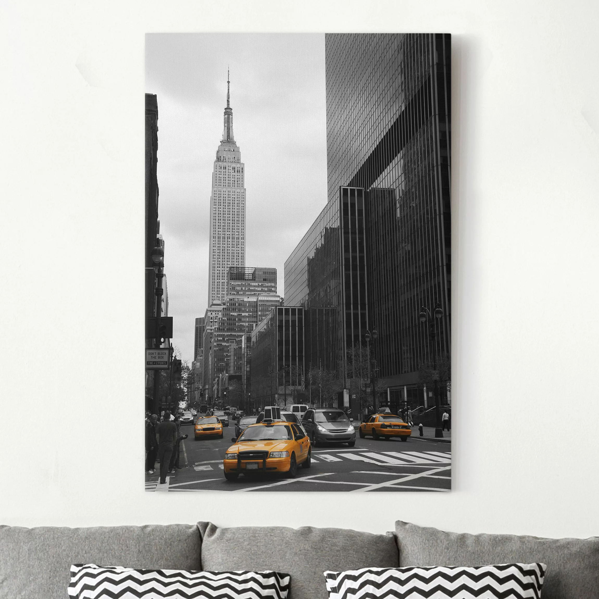 Leinwandbild New York - Hochformat Klassisches NYC günstig online kaufen