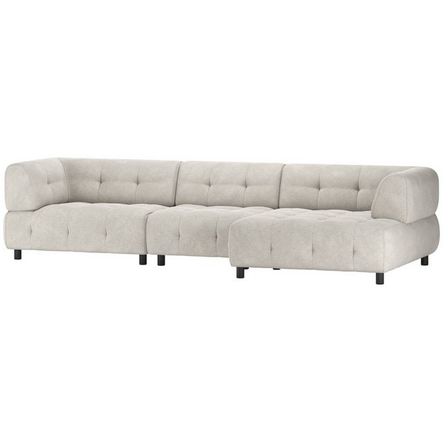 WOOOD Ecksofa Chaiselongue Louis aus Chenille-Stoff Rechts günstig online kaufen