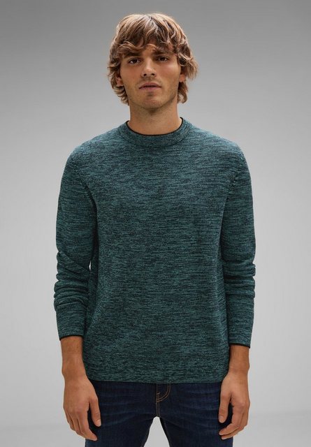 STREET ONE MEN Longpullover, aus reiner Baumwolle günstig online kaufen