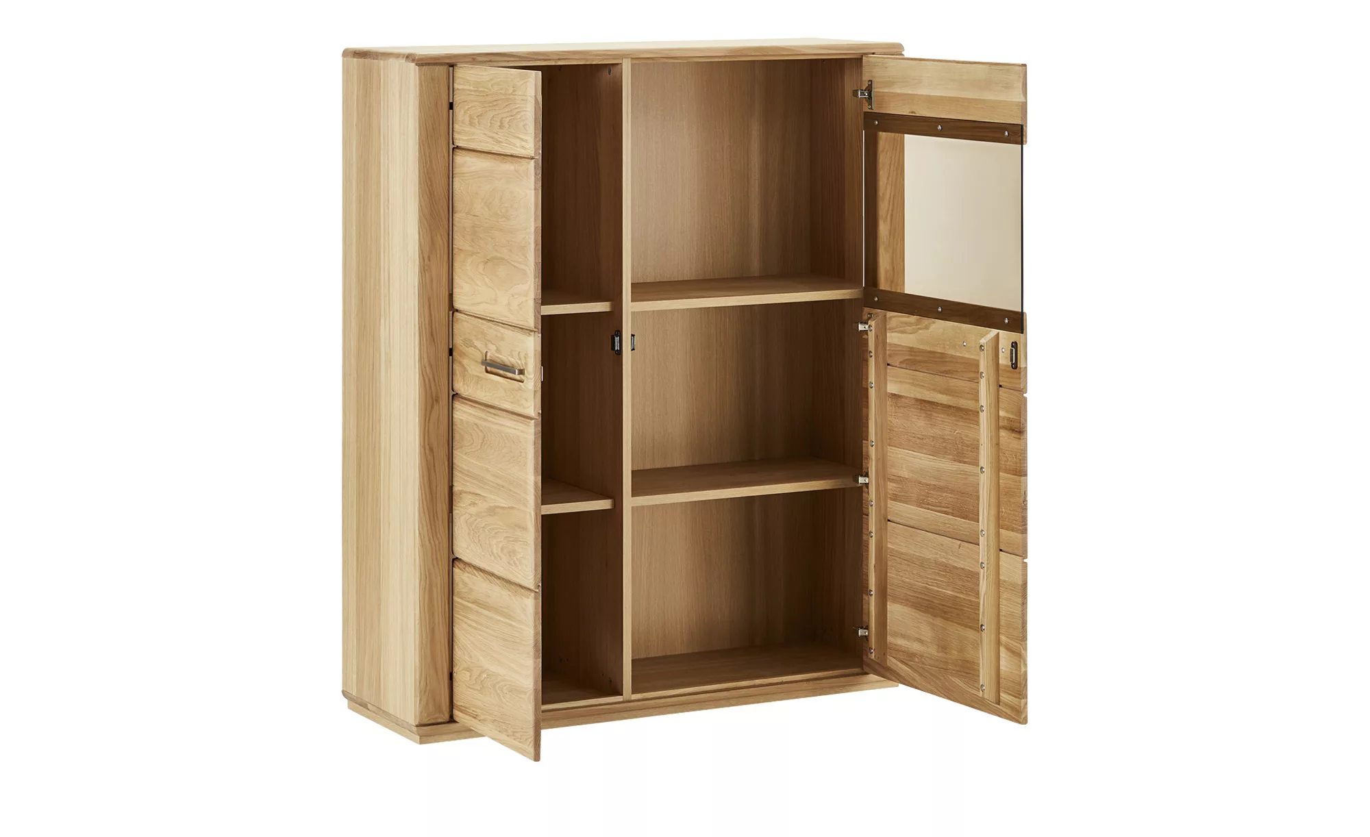 Woodford Kombi-Highboard  Dio ¦ holzfarben ¦ Maße (cm): B: 107 H: 131 T: 38 günstig online kaufen