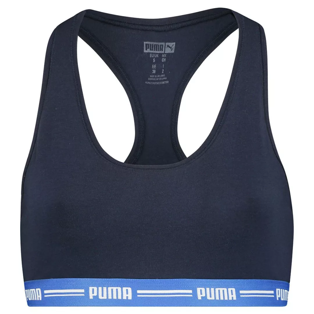 Puma Racer Back Hang Sport-bh XL Blue günstig online kaufen