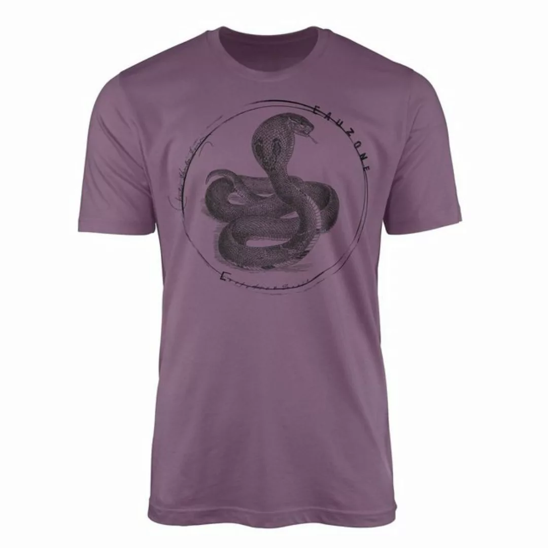 Sinus Art T-Shirt Evolution Herren T-Shirt Kobra günstig online kaufen