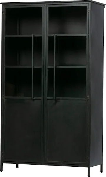 WOOOD Vitrine "Exhibit", mit Glastüren und viel Stauraum, H 170 cm x B 99 c günstig online kaufen