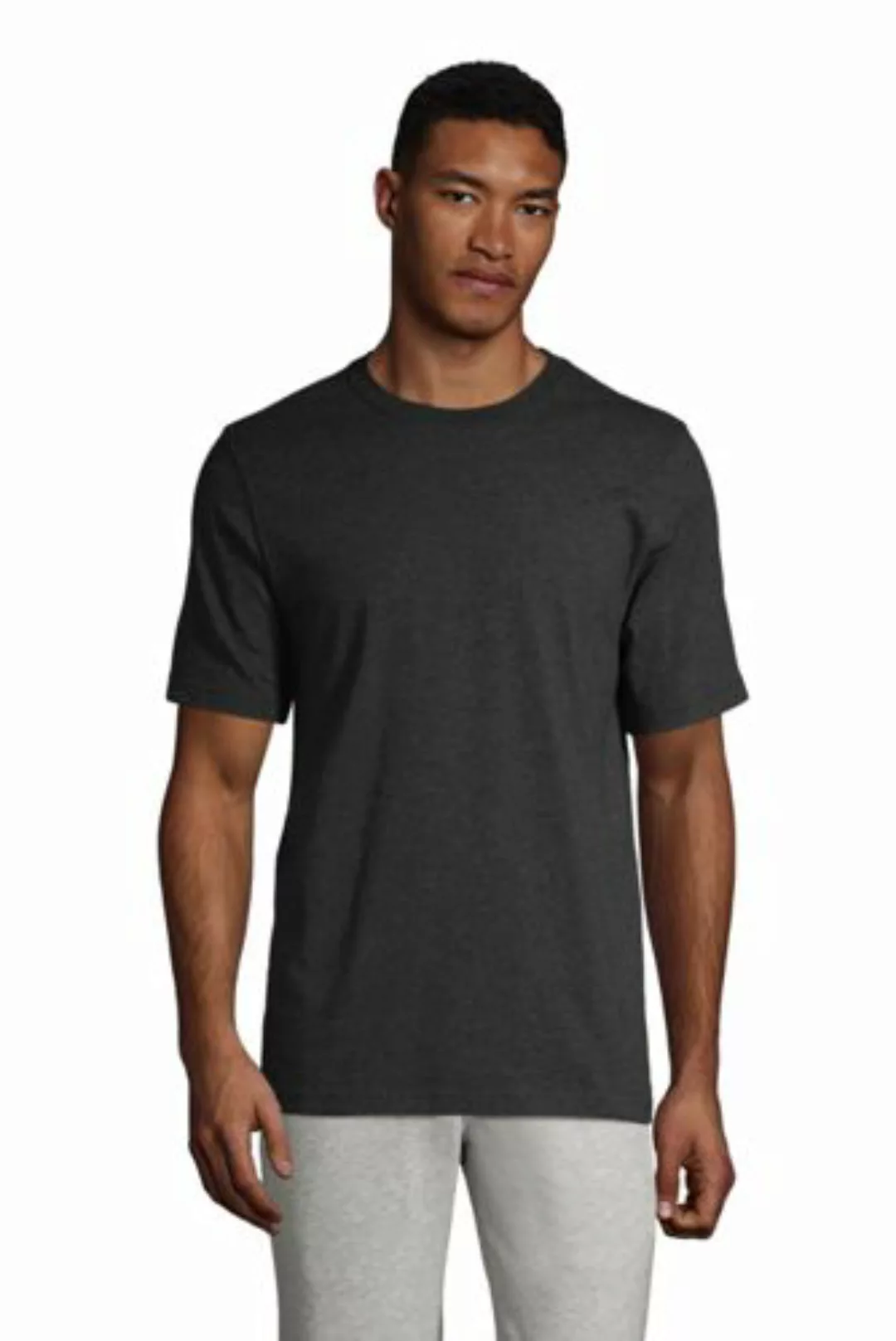 Super-T Kurzarm-Shirt, Classic Fit, Herren, Größe: M Normal, Schwarz, Jerse günstig online kaufen
