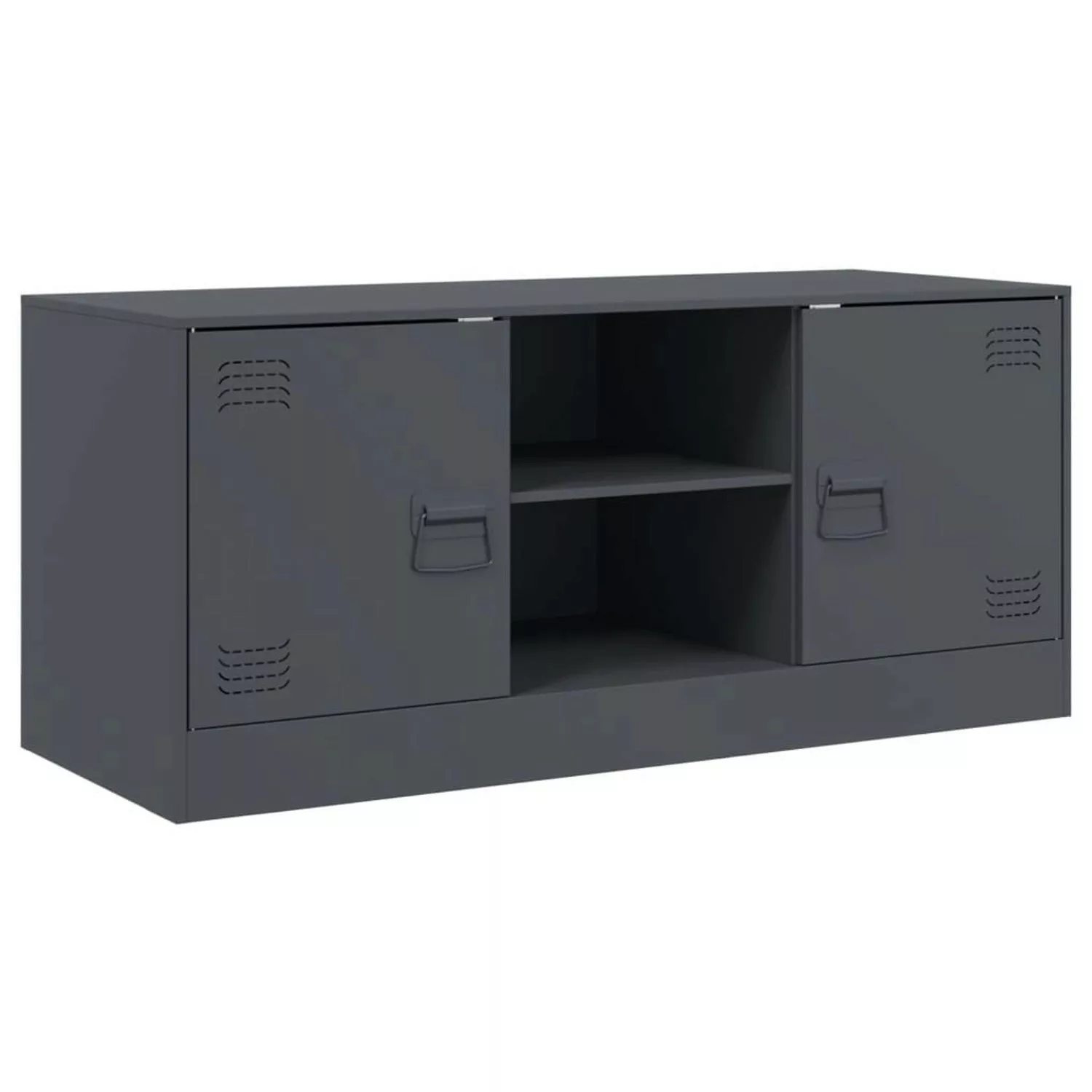 vidaXL TV-Schrank TV-Schrank Anthrazit 99x39x44 cm Stahl (1-St) günstig online kaufen