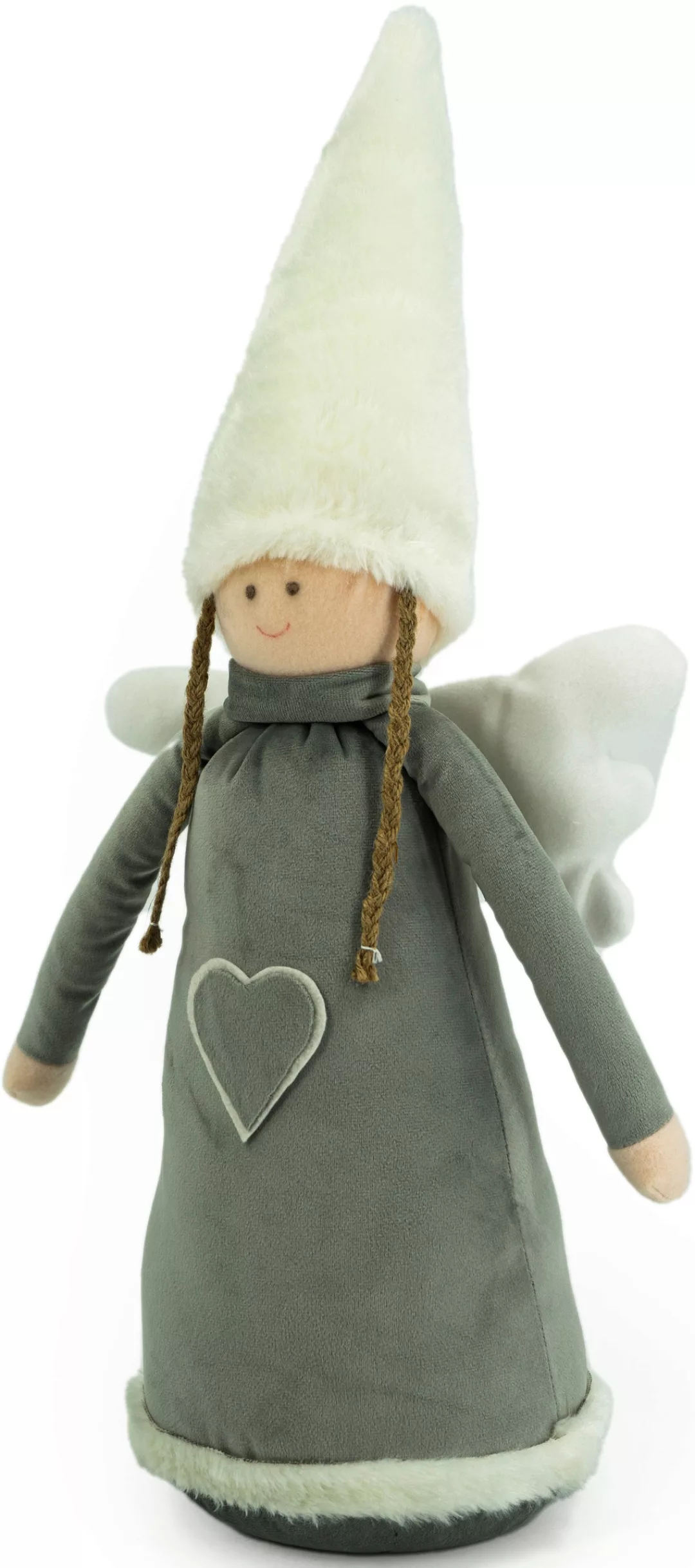 NOOR LIVING Engelfigur "Weihnachtsdeko", aus Samt, streichelweicher Plüschh günstig online kaufen