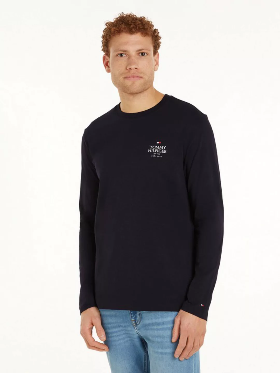 Tommy Hilfiger Longsleeve HILFIGER STACK LS TEE günstig online kaufen