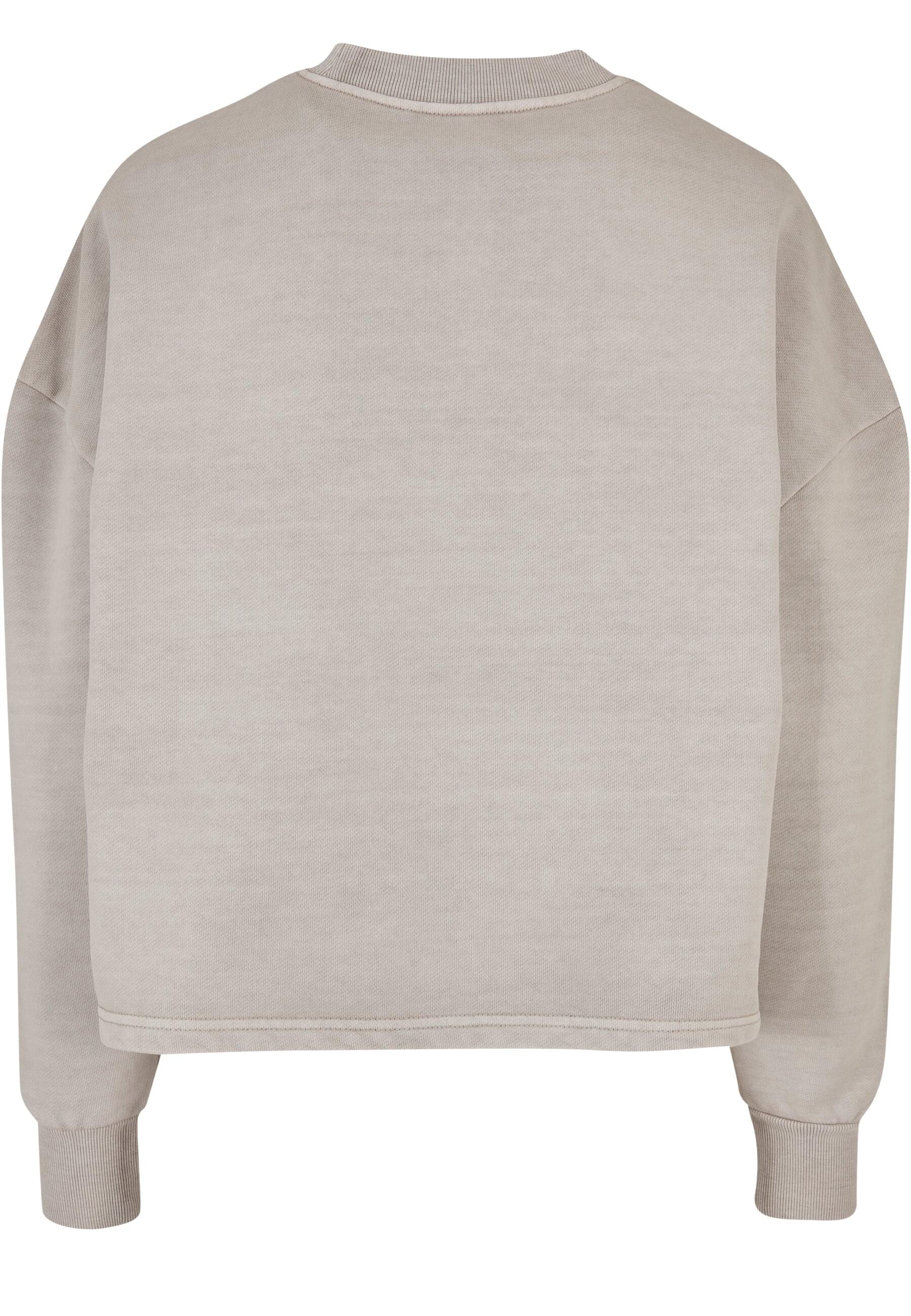 URBAN CLASSICS Sweater "Urban Classics Damen Ladies Heavy Terry Garment Dye günstig online kaufen