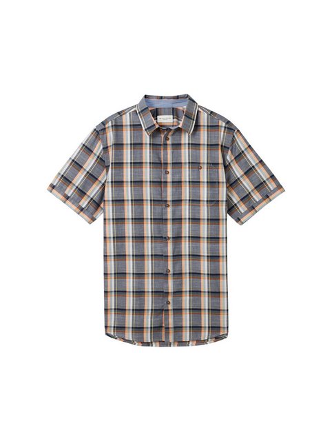 TOM TAILOR Poloshirt checked slubyarn shi günstig online kaufen