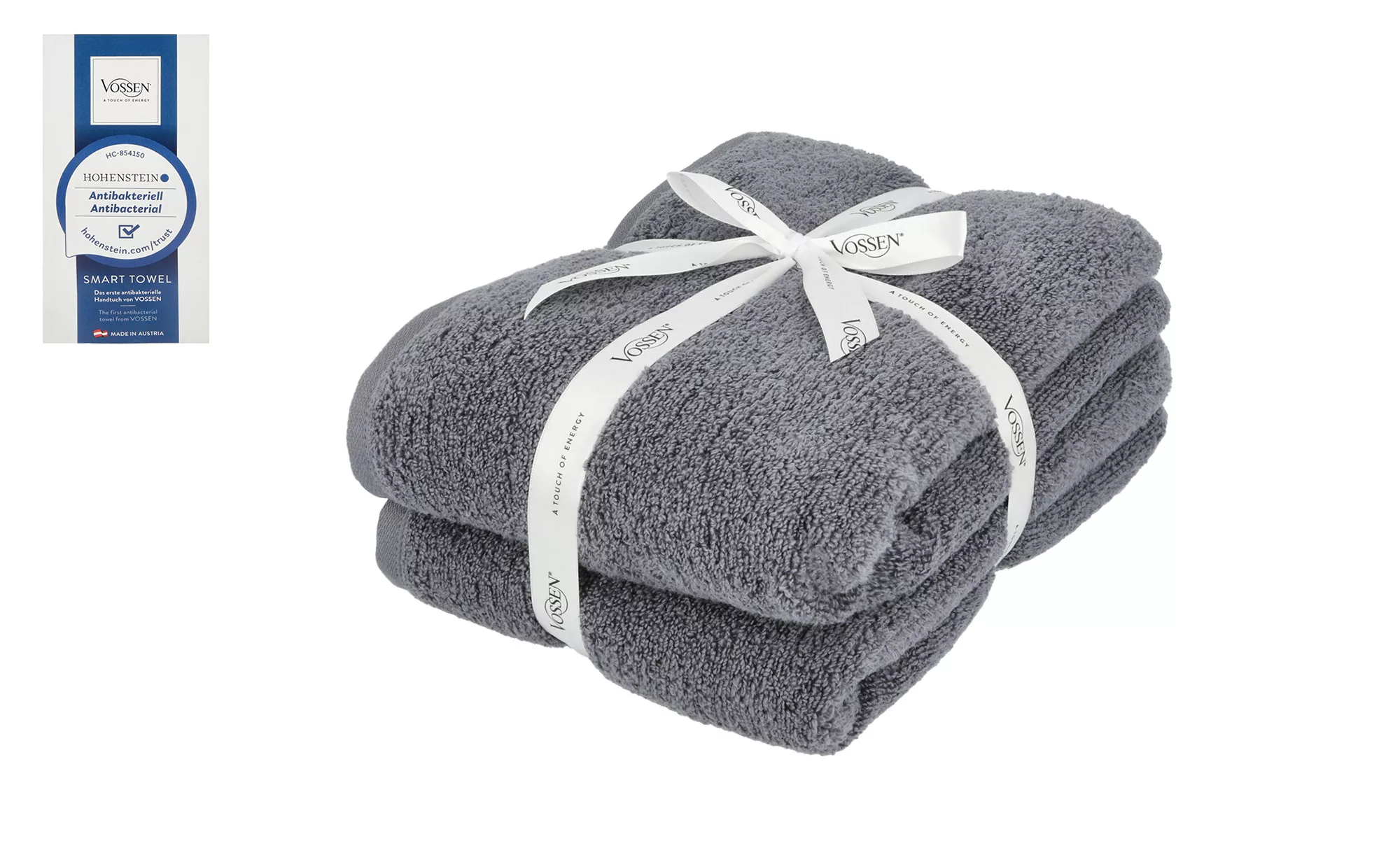 VOSSEN Duschtuch, 2er-Set  Smart Towel - weiß - 100% Baumwolle, Baumwolle - günstig online kaufen