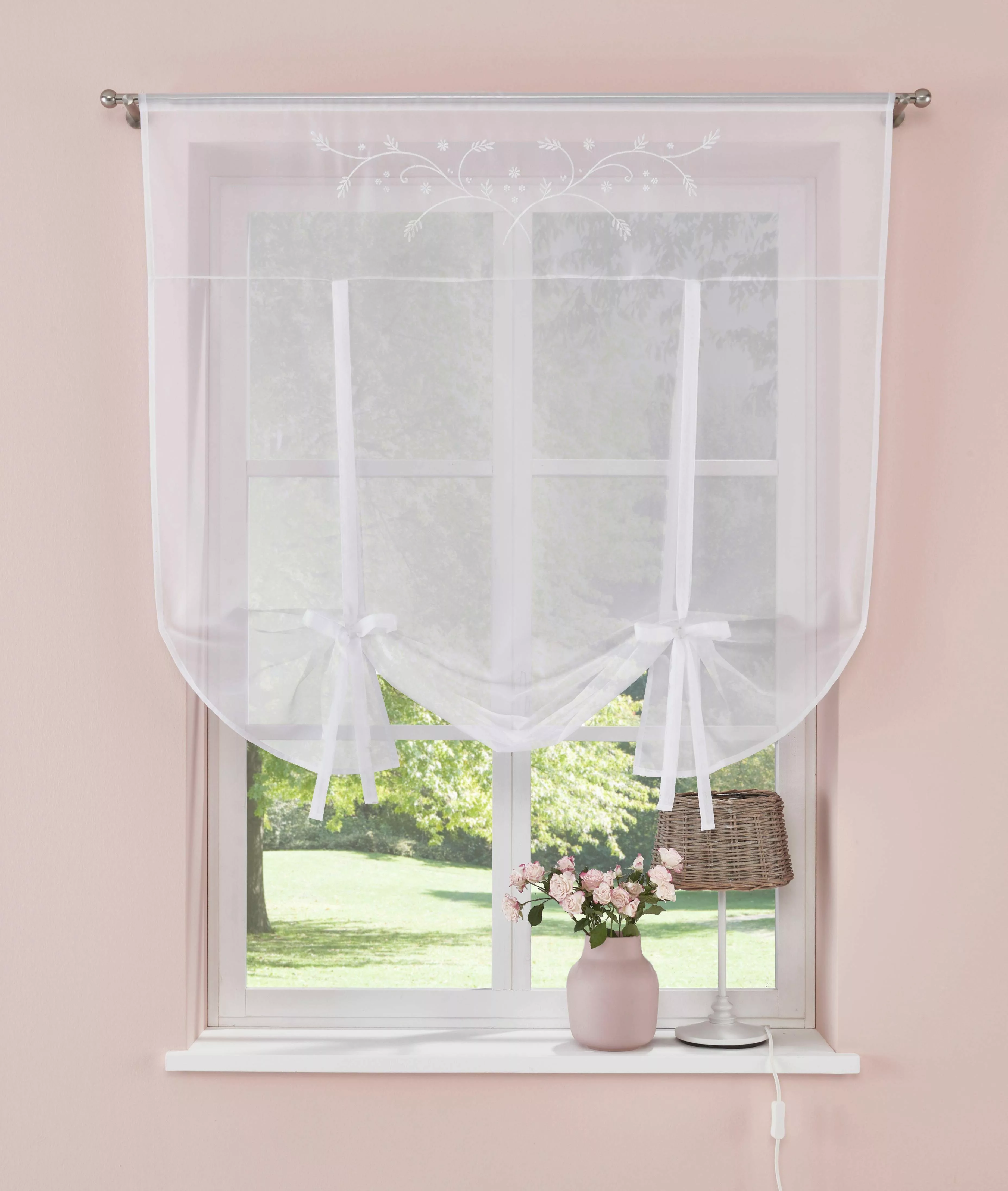 Home affaire Gardine Lulu, Stangendurchzug (1 günstig online kaufen