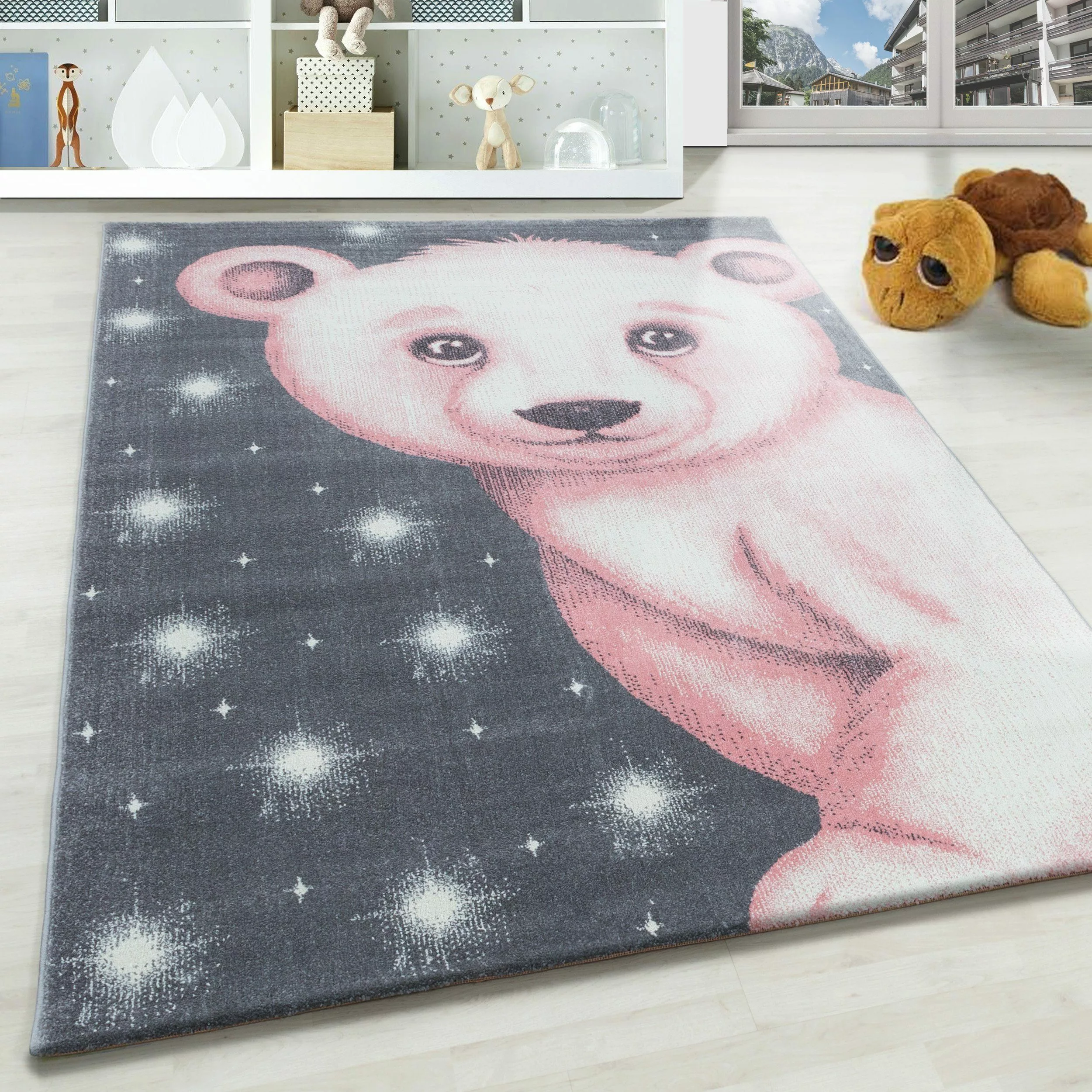 SIMPEX24 Teppich Bär Design, Läufer, Höhe: günstig online kaufen