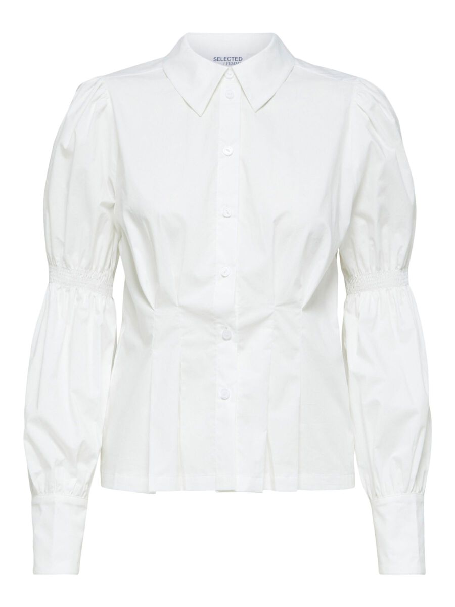 SELECTED Statementärmel- Hemd Damen White günstig online kaufen