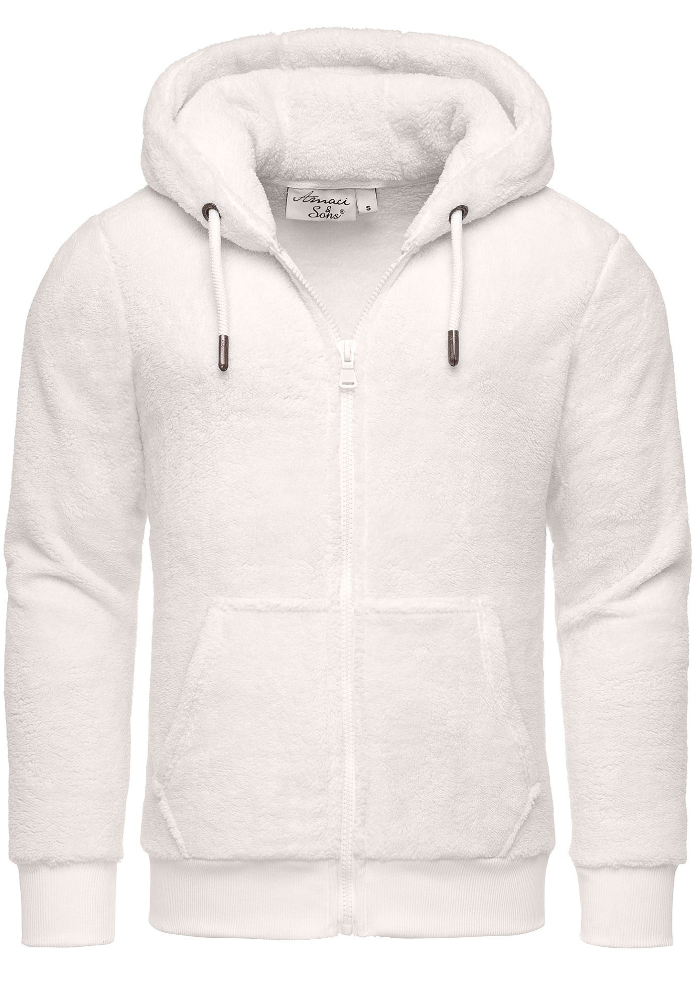 Amaci&Sons Sweatjacke BERWYN Teddyfell Jacke Herren günstig online kaufen