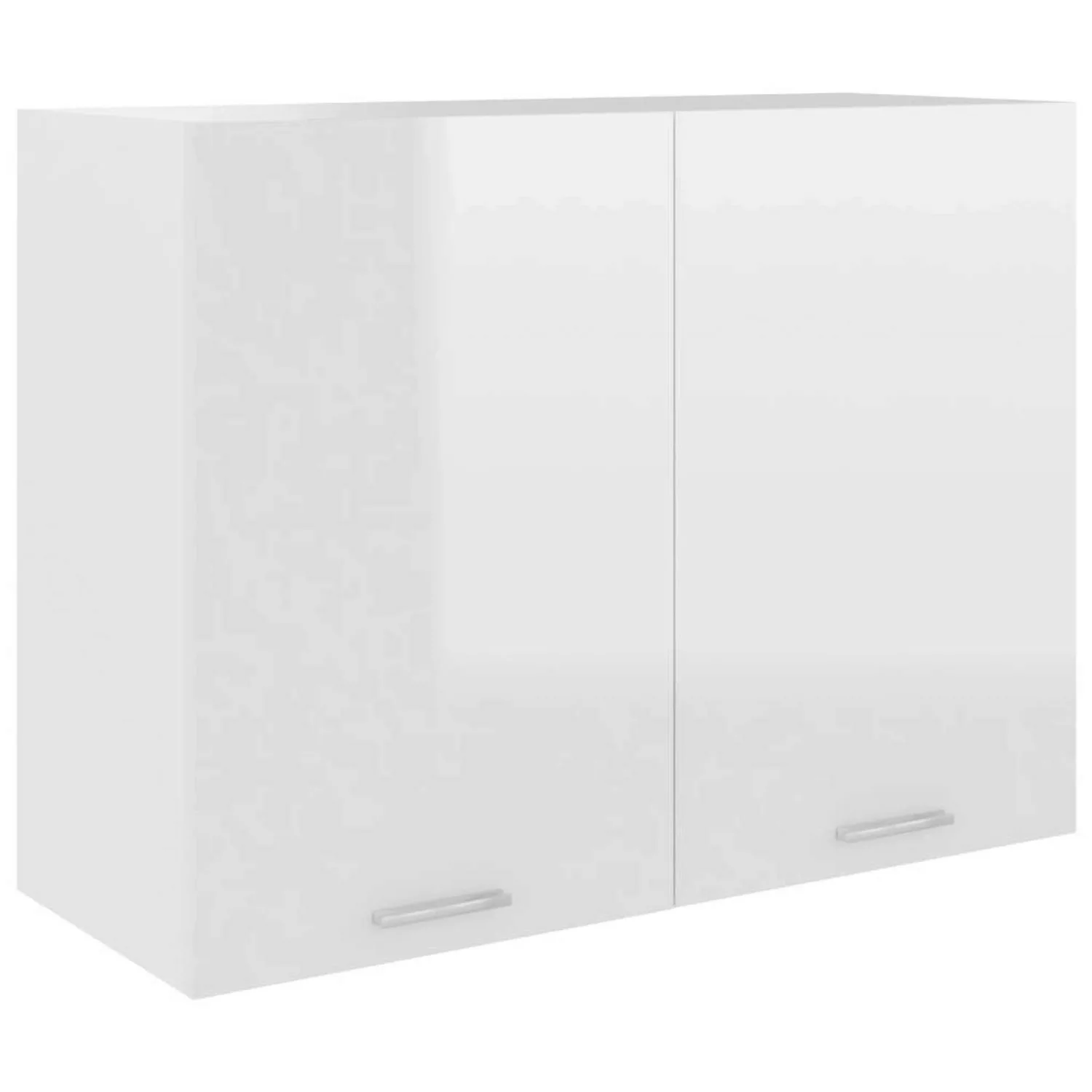 vidaXL Hängeschrank Hängeschrank Hochglanz-Weiß 80x31x60 cm Spanplatte günstig online kaufen