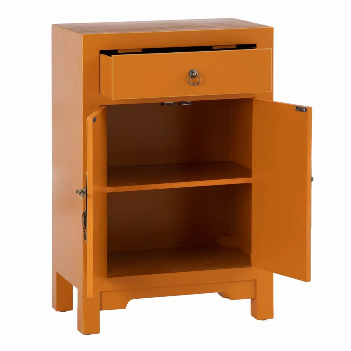 Nachttisch New Oriental 45 X 26 X 69 Cm Orange Dmf günstig online kaufen