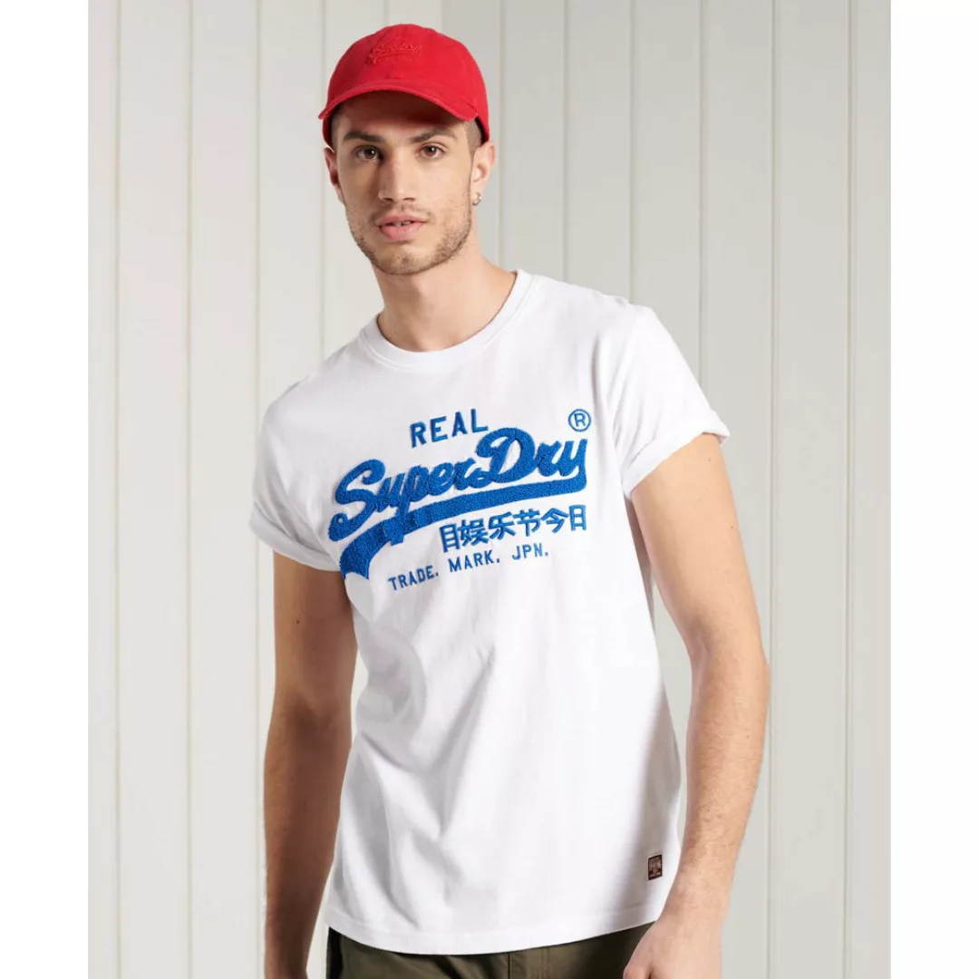 Superdry Vintage Logo Chenille 220 Kurzarm T-shirt 2XL Optic günstig online kaufen