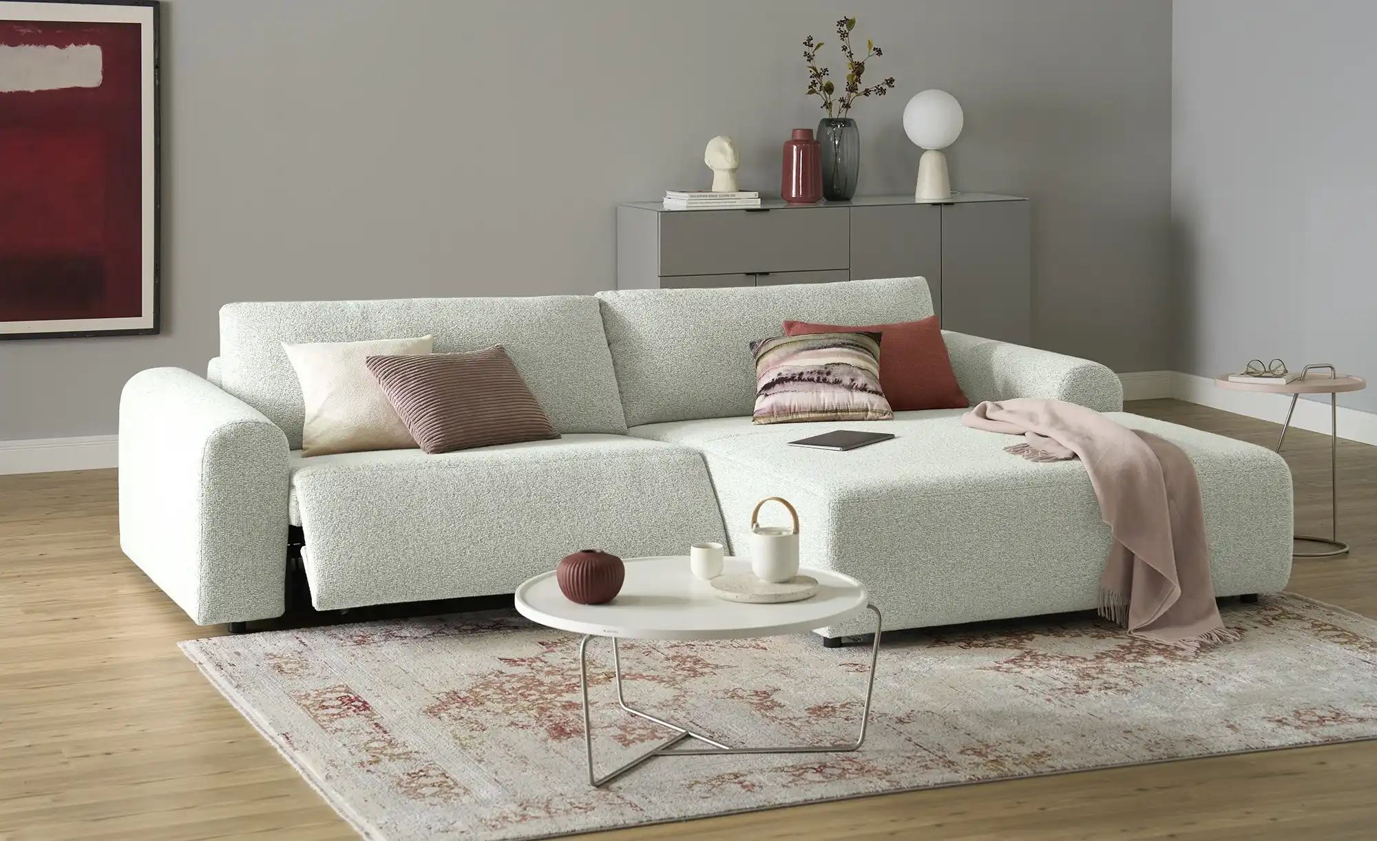 Jette Home Ecksofa mit Relaxfunktion Jette Scala ¦ grün ¦ Maße (cm): B: 296 günstig online kaufen