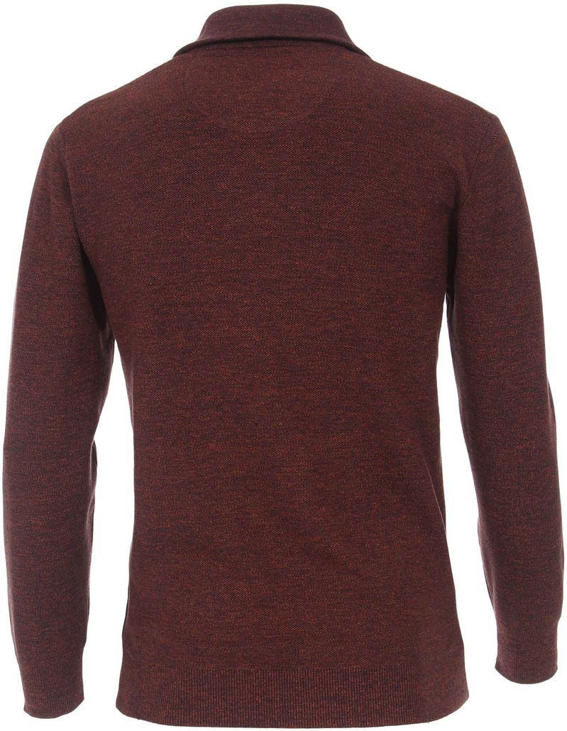 Casa Moda Zip Pullover Bordeaux - Größe XL günstig online kaufen