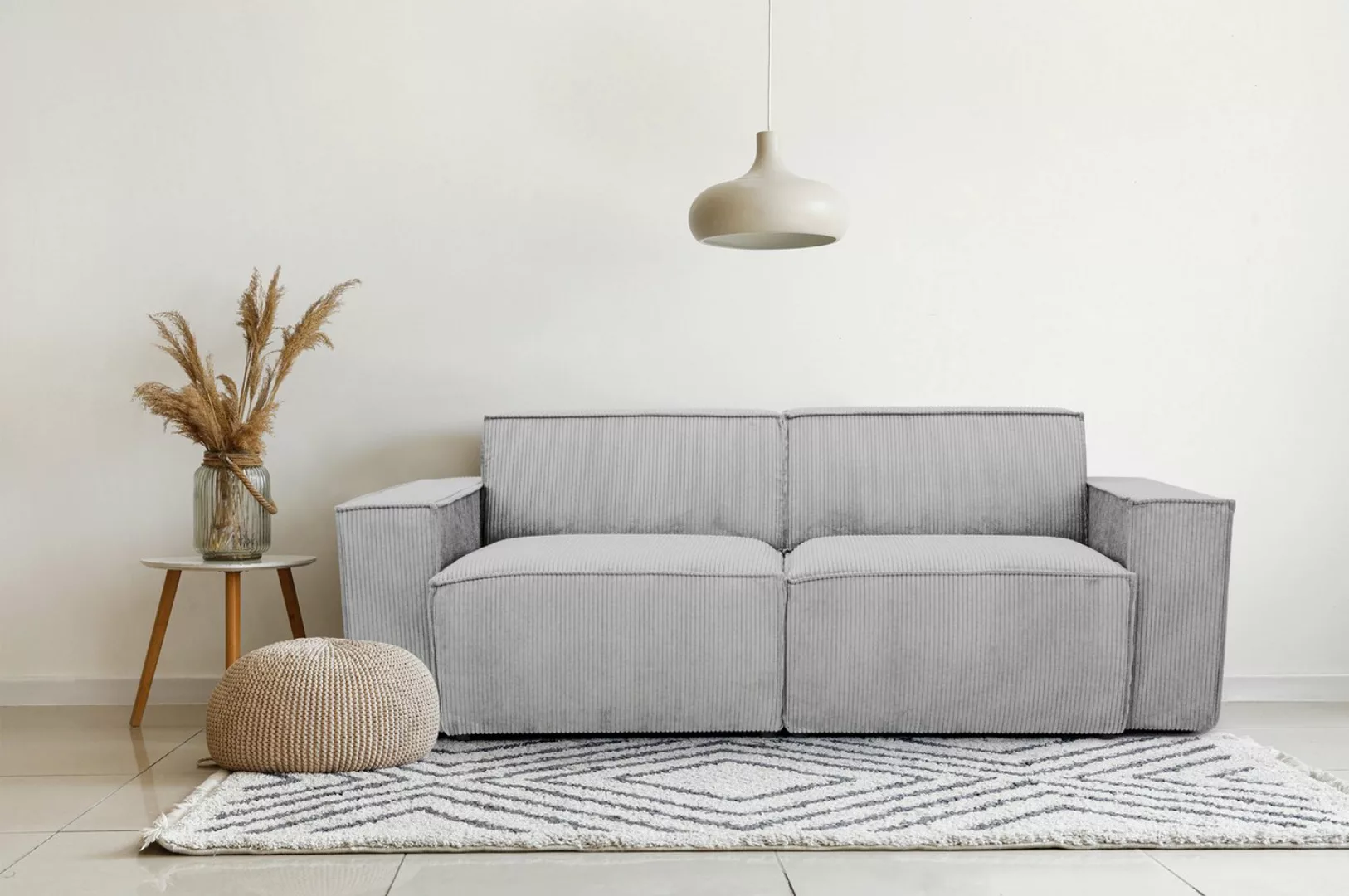 MF Design 2-Sitzer Element, Frei im Raum stellbar, Modulares Sofa günstig online kaufen