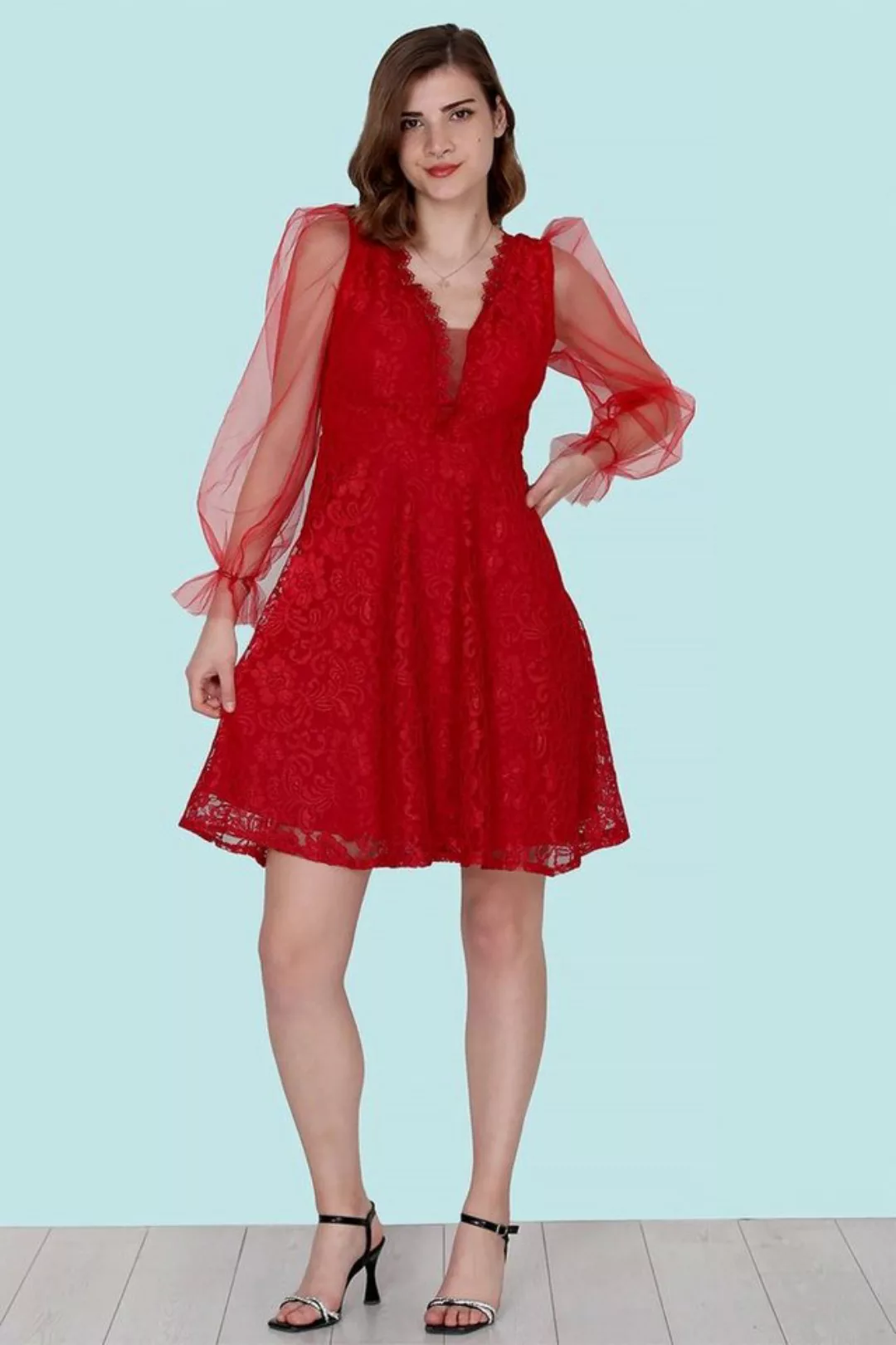 Modabout Abendkleid Kurzes Abendkleid für Damen Kleid Sommerkleid - NELB058 günstig online kaufen