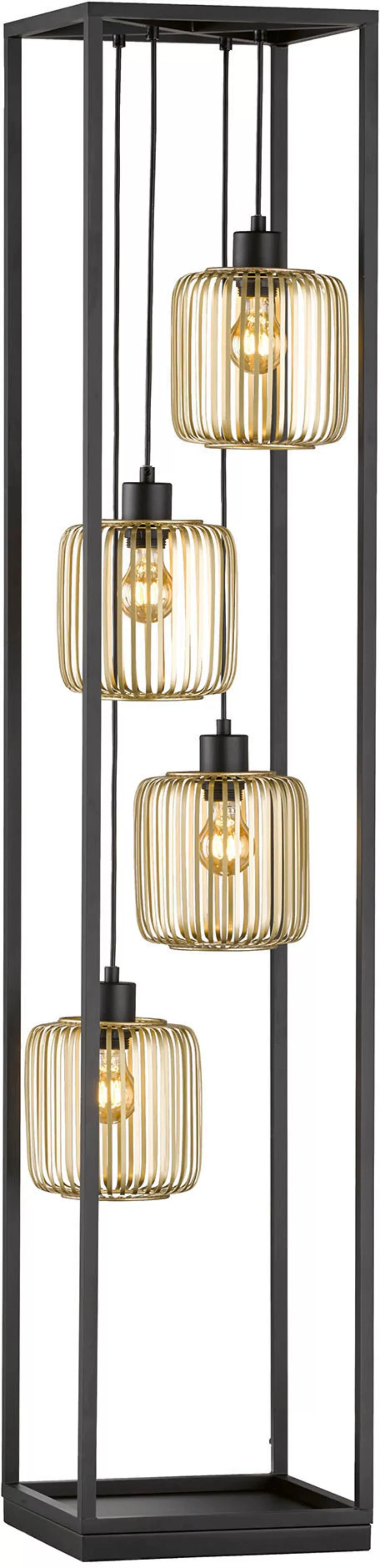 FISCHER & HONSEL Stehlampe »CAYDO«, 4 flammig-flammig günstig online kaufen