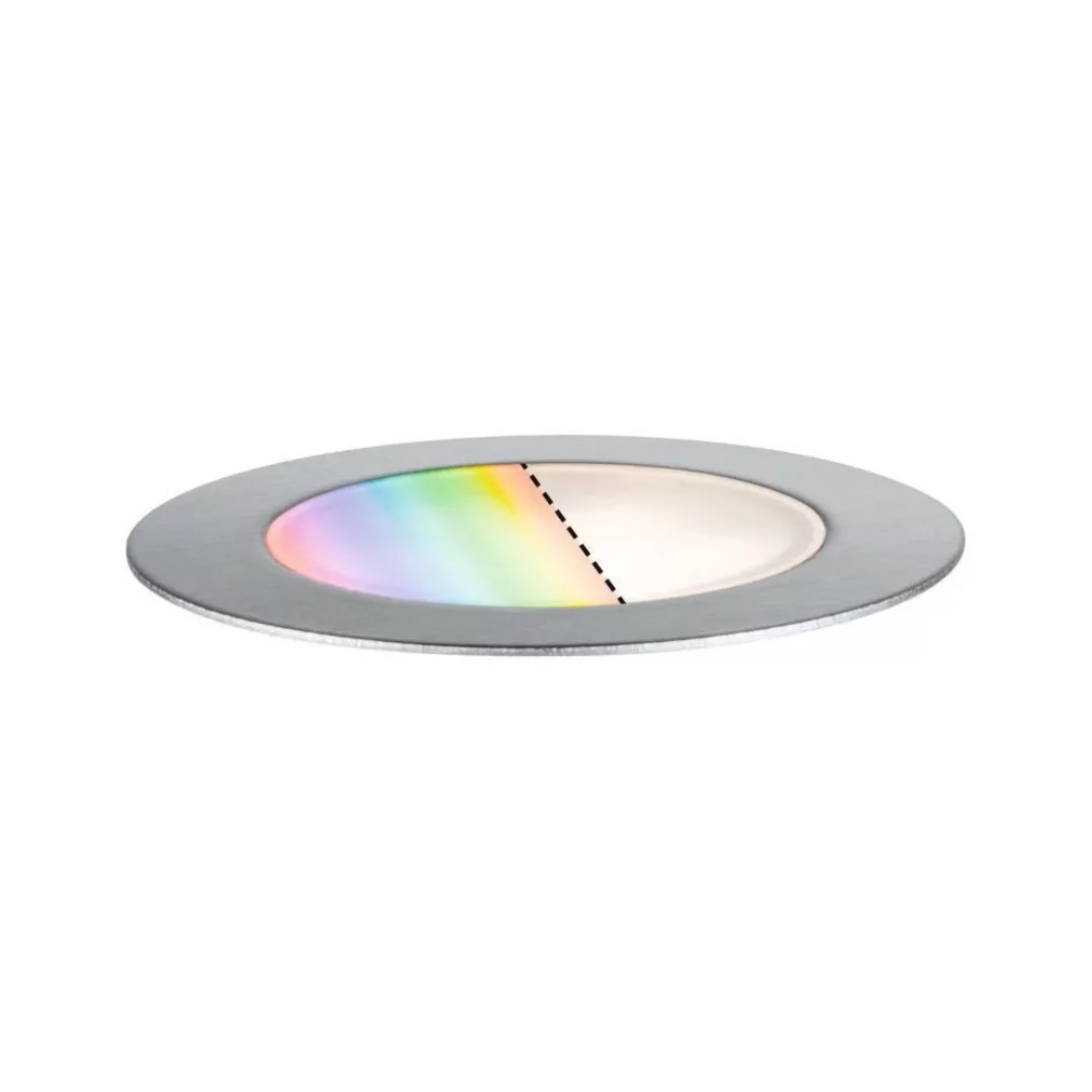 LED Zigbee Plug & Shine Bodeneinbauleuchte Floor RGBW in Edelstahl 2W 65lm günstig online kaufen