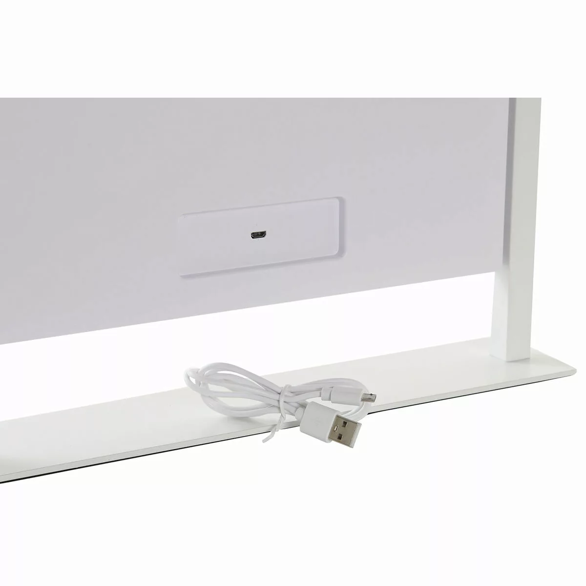 Led Tischspiegel Dkd Home Decor Metall Weiß (35 X 2 X 45 Cm) günstig online kaufen