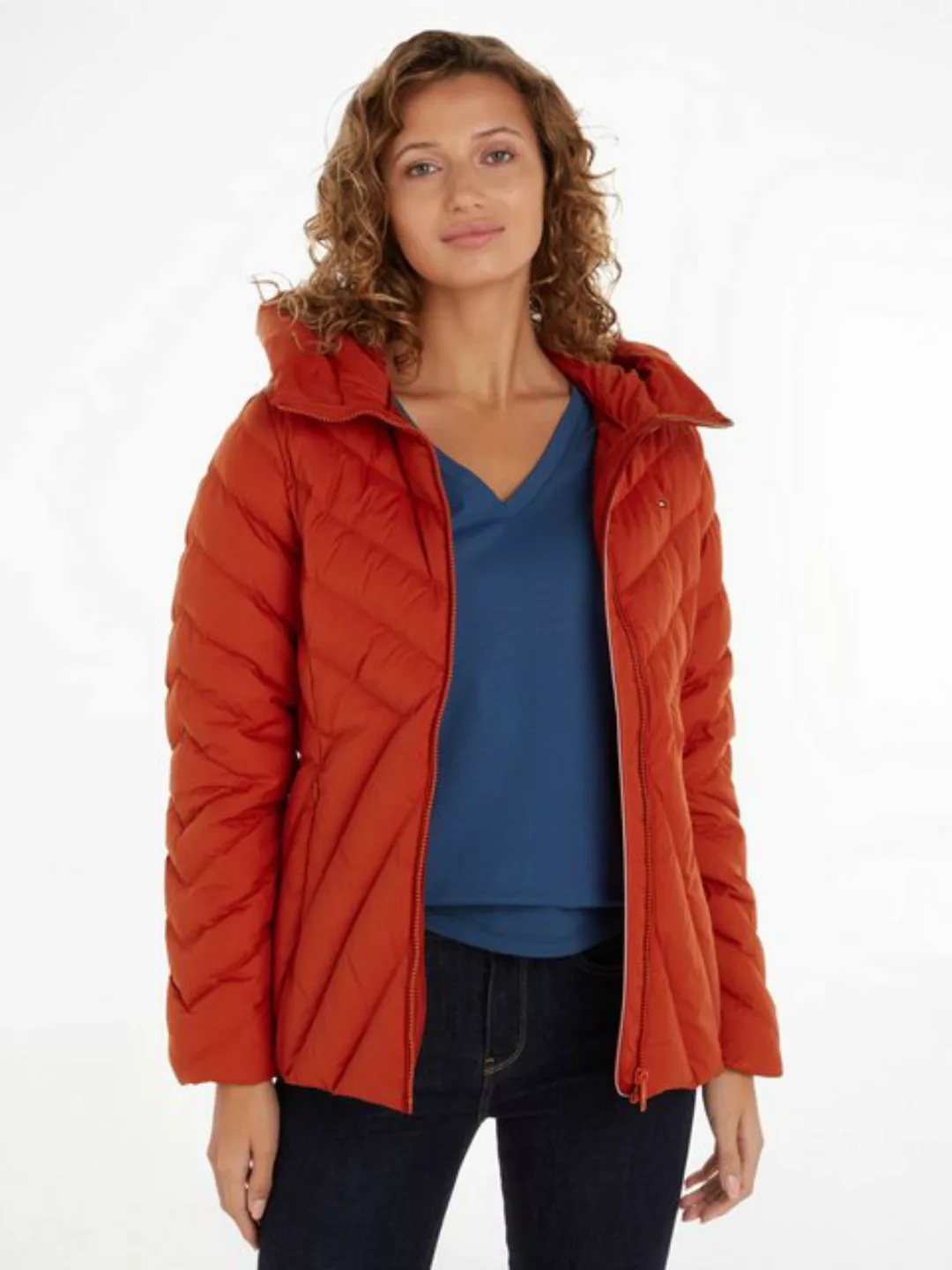 Tommy Hilfiger Steppjacke CHEVRON MW PADDED JACKET mit mittelstarker Wattie günstig online kaufen