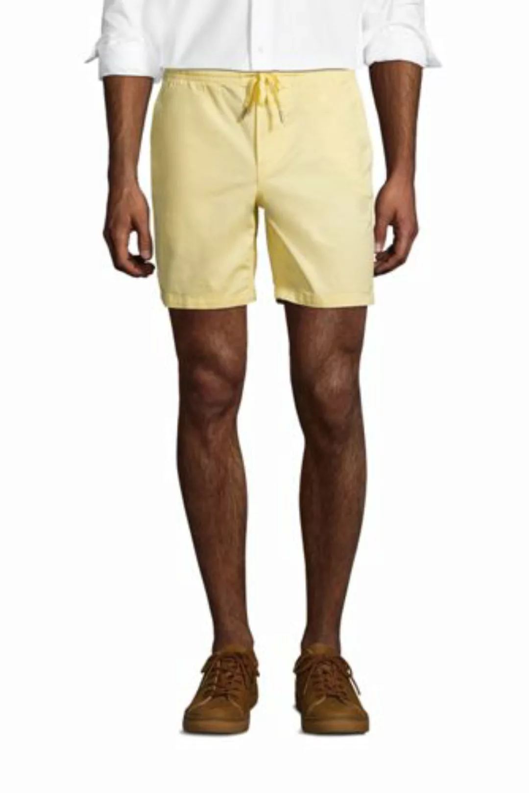 Chino-Shorts mit Dehnbund, Herren, Größe: XL Normal, Gelb, Baumwolle, by La günstig online kaufen
