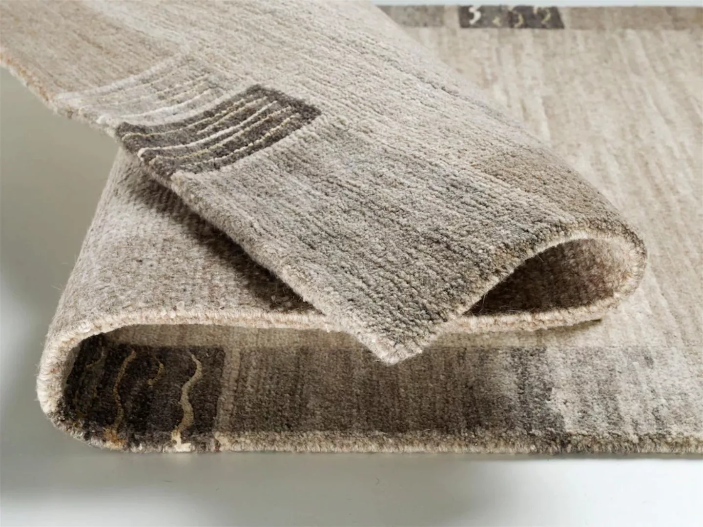 OCI DIE TEPPICHMARKE Teppich »Natura Silk Greny«, rechteckig, handgeknüpft, günstig online kaufen