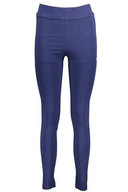 Fila 5-Pocket-Hose Blaue Damen-Leggings mit Stickerei und flexiblem Gummizu günstig online kaufen