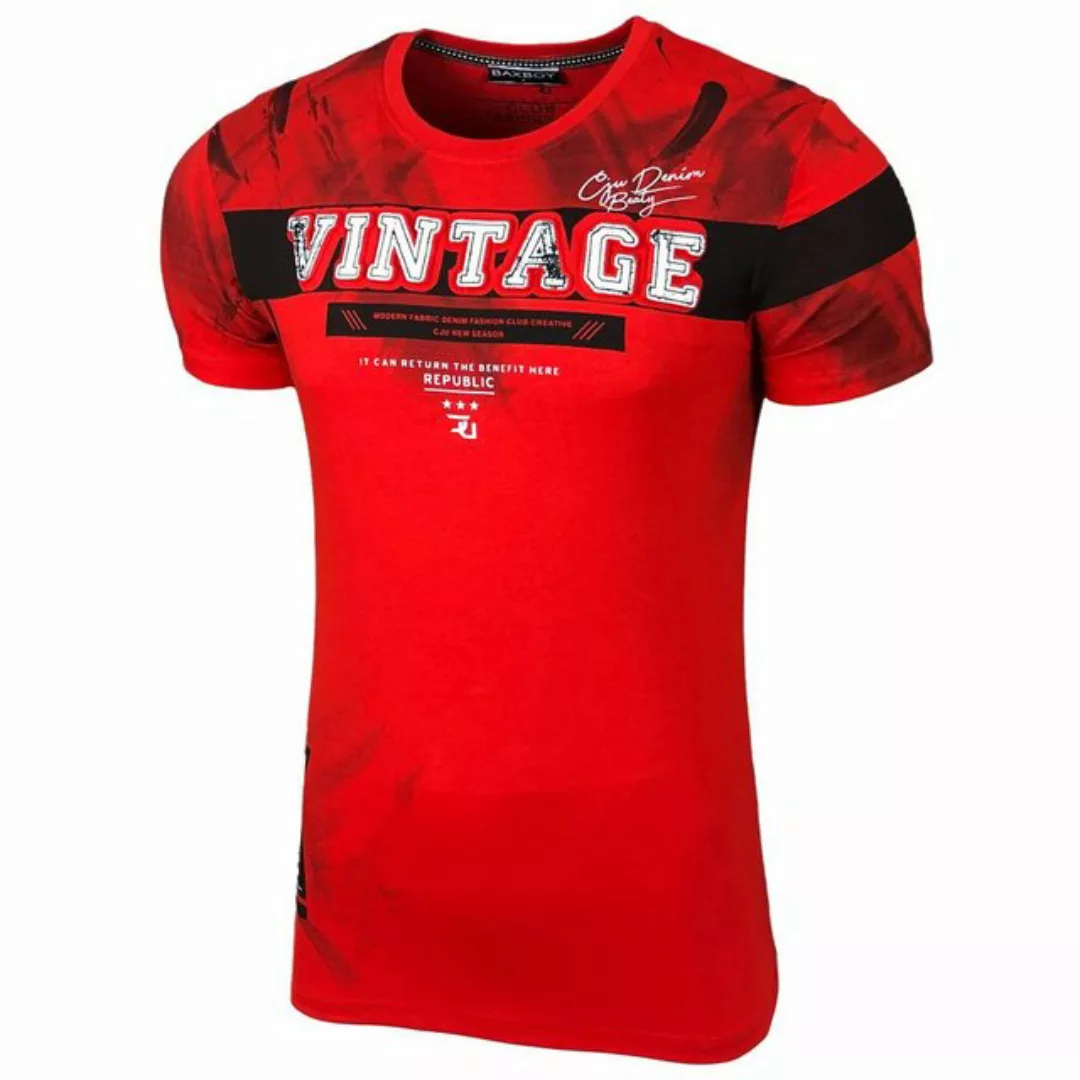 Baxboy T-Shirt Baxboy T-Shirt in modernem Stil Vintage Design günstig online kaufen