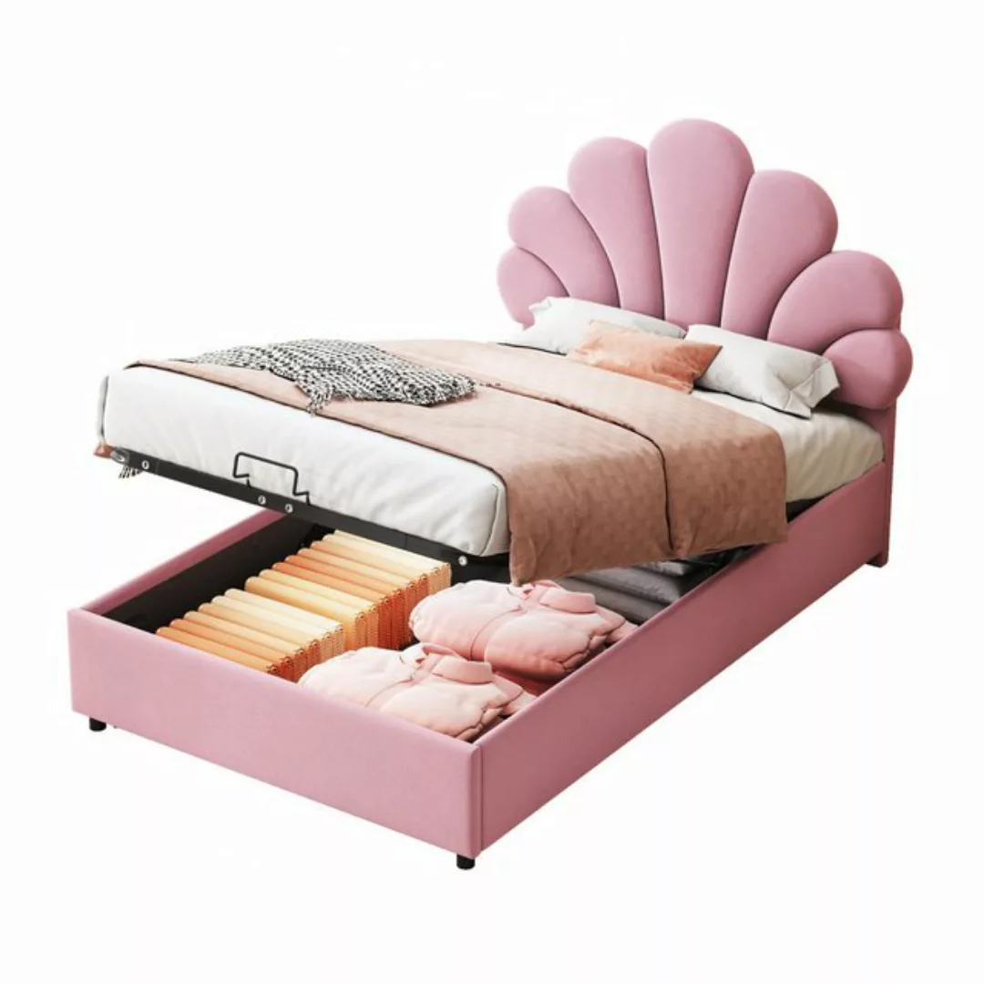 Gotagee Polsterbett Einzelbett Doppelbett Gästebett Kinderbett Rosa Flachbe günstig online kaufen